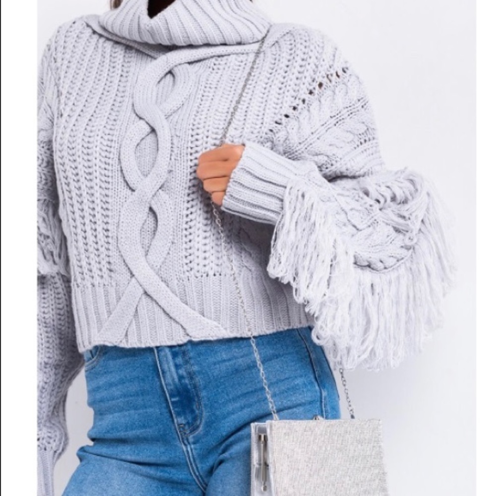 Silver Talen Clutch with Chain